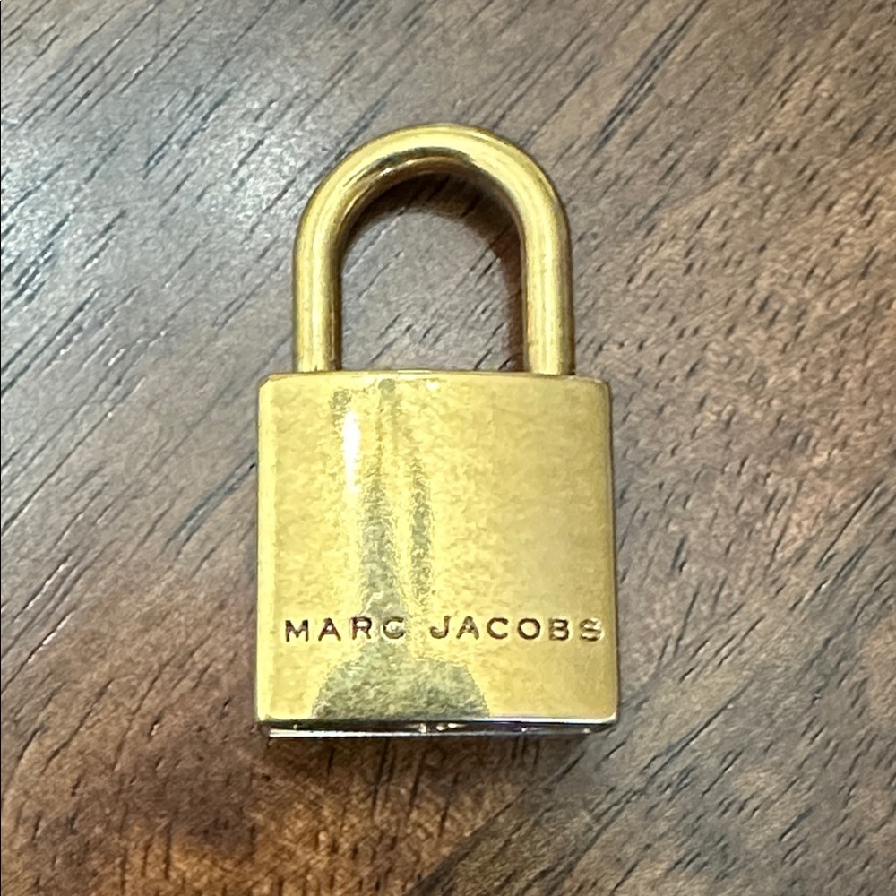 Marc Jacobs Gold Padlock Accessory
